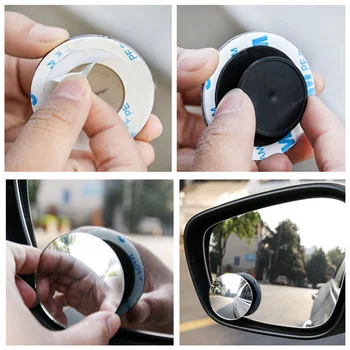 2 шт. Автомобильное бескаркасное зеркало со слепой зоной для Insight Odyssey Passport Pilot Prelude Wagovan