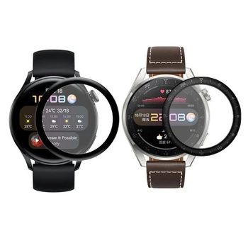 2 шт. Протектор для Huawei watch 3 Защитная пленка с 3D изогнутым краем, защитная пленка для Huawei watch3/3pro Прозрачная пленка Прямая поставка
