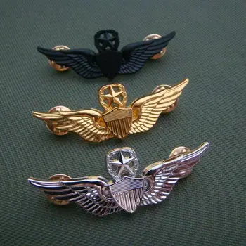 3ШТ Армейский авиатор армии США, металлические крылья, значок на лацкане, значок-эмблема