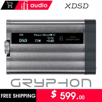 iFi xDSD Gryphon Портативный ЦАП Усилитель Для наушников Ultra Res Hifi Профессиональный Аудио Сбалансированный ЦАП 4,4 мм Сбалансированный Выход