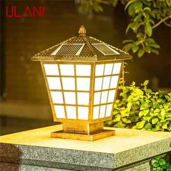 ULANI Классический солнечный современный настенный светильник LED Водонепроницаемый IP65, светильники для домашнего сада