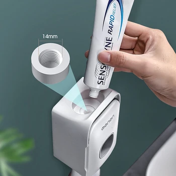 Автоматическая соковыжималка для зубной пасты, диспенсер для хранения зубных щеток, Подставка для зубных щеток без перфорации, Набор аксессуаров для ванной комнаты