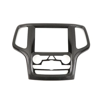 Автомобильная накладка панели навигации GPS для Jeep Grand Cherokee 2014-2018 Аксессуары ABS из углеродного волокна