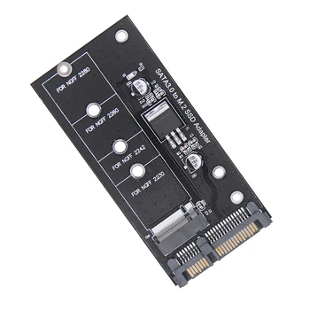 Адаптер SSD M2 к SATA3.0 Плата преобразования ключа B Плата адаптера 6 Гбит/с Поддержка NGFF 2230 2242 M2 SSD Поддержка NGFF 2260 2280 M2 SSD