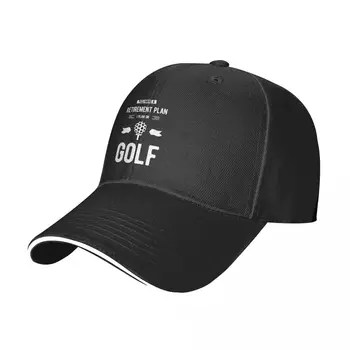 Бейсболка Plan On Golf Classic, регулируемая, подходит для мужчин и женщин, простая низкопрофильная шляпа черного цвета