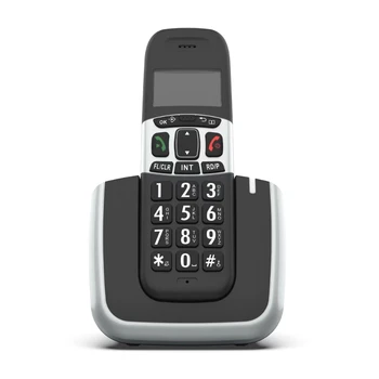 Беспроводной телефон с низким уровнем радиации автоответчик CallerID/Ожидание вызова Перезарядка