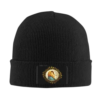 Вязаная шапочка с логотипом, Вязаная шапочка-бини, Шапочка-бини для хипстеров Унисекс