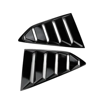 Глянцевая черная накладка на четверть жалюзи заднего бокового вентиляционного отверстия 1/4 для Chevy 2016-2022 гг.