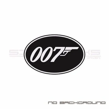 Для 2 шт./пара 007 Овальная наклейка Наклейка логотип эмблема James Bond spectre racing round circle Стайлинг автомобилей