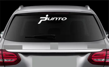 Для наклейки на заднее стекло подходит наклейка Fiat Punto, эмблема, логотип автомобиля RW14
