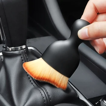 Инструмент для чистки салона автомобиля щетка для очистки выхода воздуха кондиционера автомобильная щетка для удаления пыли из щелей автомобиля артефактная щетка