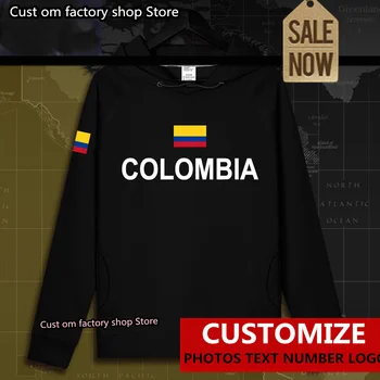 Колумбия Colombian COL CO мужская толстовка пуловеры толстовки мужская толстовка новая уличная одежда Спортивная одежда спортивный костюм национальный флаг