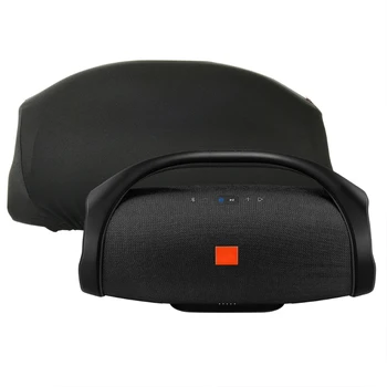 Компактный чехол для наружного динамика, защитная сумка для беспроводного динамика Boombox, ткань для домашнего офиса, черный