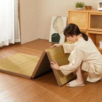 Ленивый матрас в японском стиле, детский коврик для ползания, удобный матрас татами, складной коврик для сна