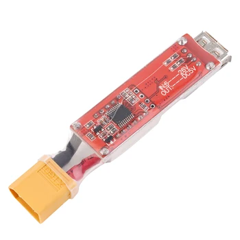 Литий-литиевая батарея Lipo 2S-6S, преобразователь зарядного устройства T Plug в USB с дисплеем напряжения Плата адаптера для защиты телефона Особенности