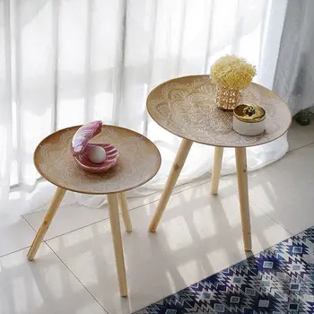 Марокко, Северная Европа, Торцевые Столики, Мебель для гостиной, Чайный столик в стиле Ретро