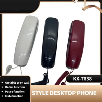 Мини-телефон KX-TT638, настенный телефон, Стационарный повторный набор, Прямая доставка