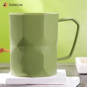 Модный Стиль Кофейная Чашка Для Рта Гладкая Чашка Для Рта Темно-Зеленая Щетка Для Мытья Чашки Свежий Темперамент Молочно-Белый Современный И Простой
