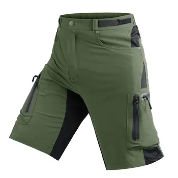 Мужские весенне-летние спортивные Быстросохнущие шорты для альпинизма, однотонный комбинезон с несколькими карманами, Мокасины