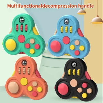 Новая антистрессовая детская игрушка на кончиках пальцев, игрушки-непоседы, модные декомпрессионные кубики для снятия тревоги при аутизме и СДВГ У взрослых детей