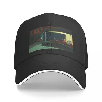 Новые ночные ястребы от Эдварда Хоппера Бейсболка каска дерби Дизайнерская шляпа Мужская шляпа женская