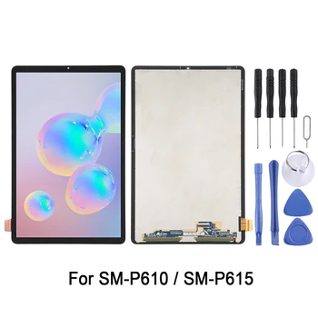 Оригинальный ЖК-экран Samsung Galaxy Tab S6 Lite SM-P610 SM-P615, дисплей планшетного ПК с цифровым преобразователем, полная замена сборки