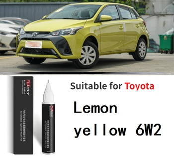 Подходит для ремонта краски Toyota для скретч-ручки Лимонно-желтого цвета 6W2 цвета шампанского 4T8 Ослепительно зеленого желтого цвета 6W2 цвета Золота 4T8
