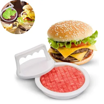 Пресс для гамбургеров с круглой начинкой, пресс для гамбургеров, Мясной гриль, Пластиковая машина для приготовления гамбургеров, форма для приготовления бургеров, Кухонные принадлежности