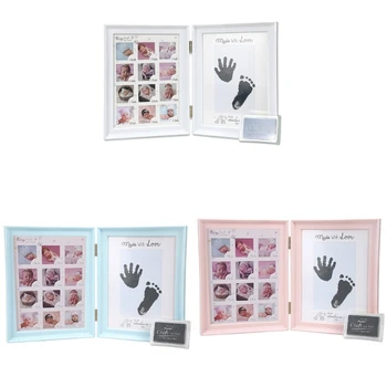 Рамка для детской фотографии, фоторамка для записи первого отпечатка пальца ребенка, подарок на день рождения