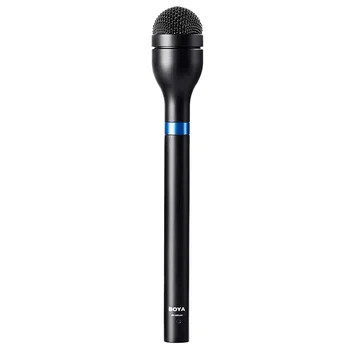 Ручной микрофон BOYA BY-HM100 Из сплава Со Всенаправленным Динамическим XLR Микрофоном для Речевой Презентации и Видеоинтервью BY-WXLR8 Pro