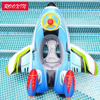 Трубка для плавания ROOXIN Aircraft, Надувная игрушка, Детское Сиденье для плавания, детский Круг для плавания, Аксессуары для плавательного бассейна