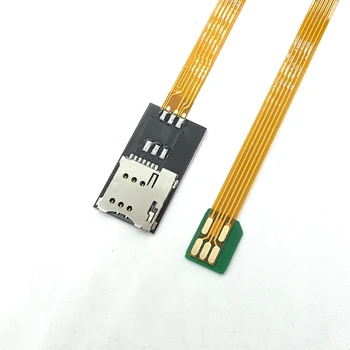 Удлинитель Micro SIM-карты к Micro SIM-Карте длиной 160 мм с Плоским Кабелем Push Slot fpc ffc