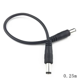 Универсальная светодиодная лента постоянного тока 5,5x2,1 мм для подключения удлинительного кабеля постоянного тока от мужчины к мужчине
