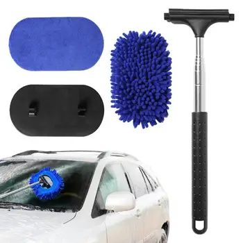 Щетка для чистки автомобиля, микрофибра, Инструмент для чистки зеркала заднего вида, Портативные щетки для чистки деталей, Средства для чистки транспортных средств Mo-b