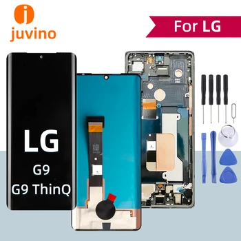 Juvino для LG G9 LCD ОригинальныйЖКдисплей G9 ThinQ и дигитайзер сенсорного экрана в сборе с инструментами для ремонта