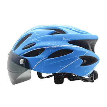 Велосипедные шлемы с магнитными очками, велосипедные шлемы для горных дорог, мужские и женские велосипедные шлемы с регулируемым размером, безопасные Велосипедные шлемы для взрослых