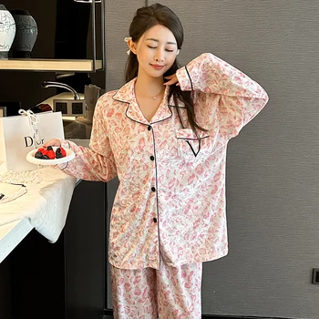Женская теплая зимняя пижама с буквенным принтом, роскошная пижама из золотистого бархата, домашняя одежда, Розовая пижама большого размера Xxl