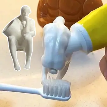 Уникальная зубная паста диспенсер зубная паста соковыжималка зубная паста соковыжималка калибра уникальный 3D печатных с причудливым стилем мыслитель широкий