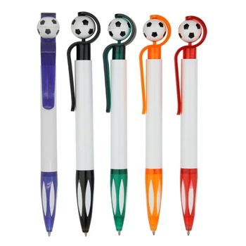 Футбольные шариковые ручки G5AA 5 штук Выдвижная Шариковая ручка для плавного письма 1,0 мм